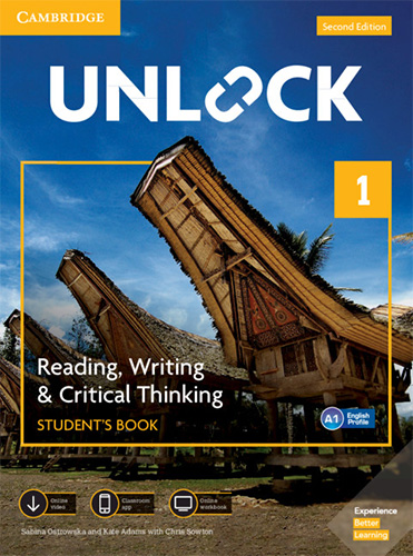 Unlock 2E Level 1 Reading and Writing Skills Student's Book and Online Workbook, with Dig.