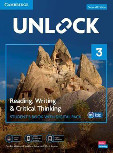 Unlock 2E Level 3 Reading and Writing Skills Student's Book and Online Workbook, with Dig