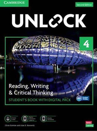 Unlock 2E Level 4 Reading and Writing Skills Student's Book and Online Workbook, with Dig.