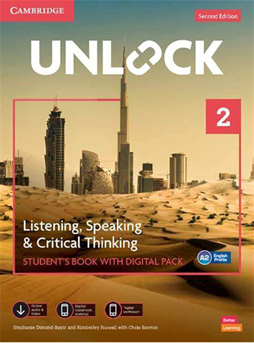 Unlock 2E Level 2 Listening and Speaking Skills Student's Book and Online Workbook, with Dig.